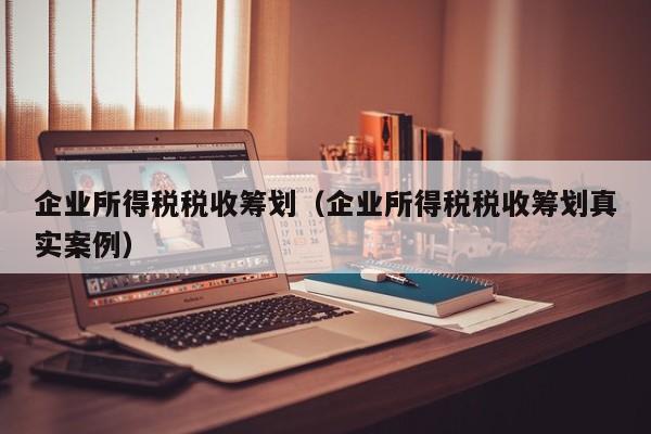 企业所得税税收筹划（企业所得税税收筹划真实案例）