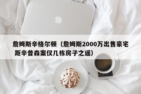 詹姆斯辛格尔顿（詹姆斯2000万出售豪宅 距辛普森案仅几栋房子之遥）