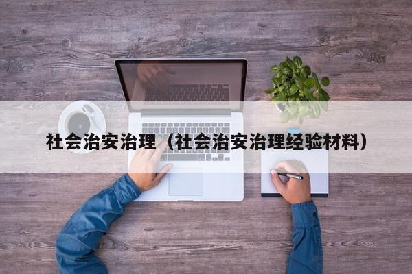 社会治安治理（社会治安治理经验材料）