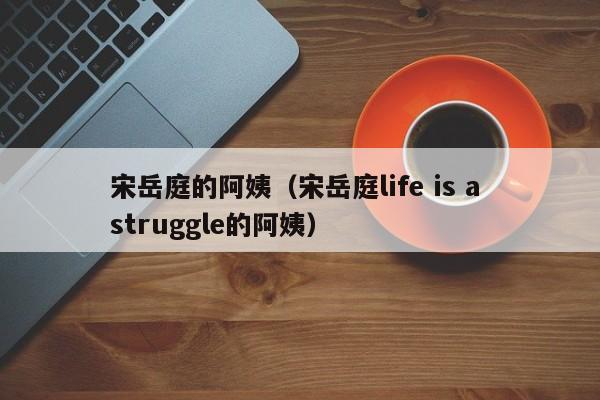 宋岳庭的阿姨（宋岳庭life is a struggle的阿姨）