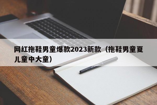 网红拖鞋男童爆款2023新款（拖鞋男童夏儿童中大童）