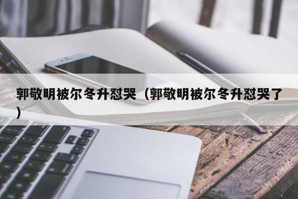 郭敬明被尔冬升怼哭（郭敬明被尔冬升怼哭了）